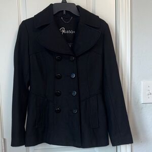 Guess Women's Classic Black Peacoat